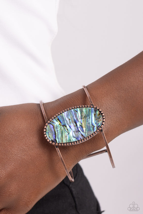 Paparazzi Enigmatic Energy - Copper Bracelet