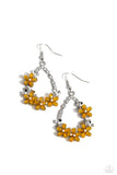 Paparazzi Boisterous Blooms - Yellow Earring