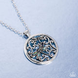 Paparazzi Dragonfly Daydream - Blue Necklace