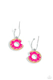 Paparazzi Donut Delivery - Pink Earring