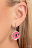 Paparazzi Donut Delivery - Pink Earring