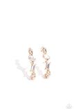 Paparazzi Sliding Shimmer - Gold Earring