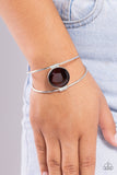 Paparazzi Candescent Cats Eye - Brown Bracelet