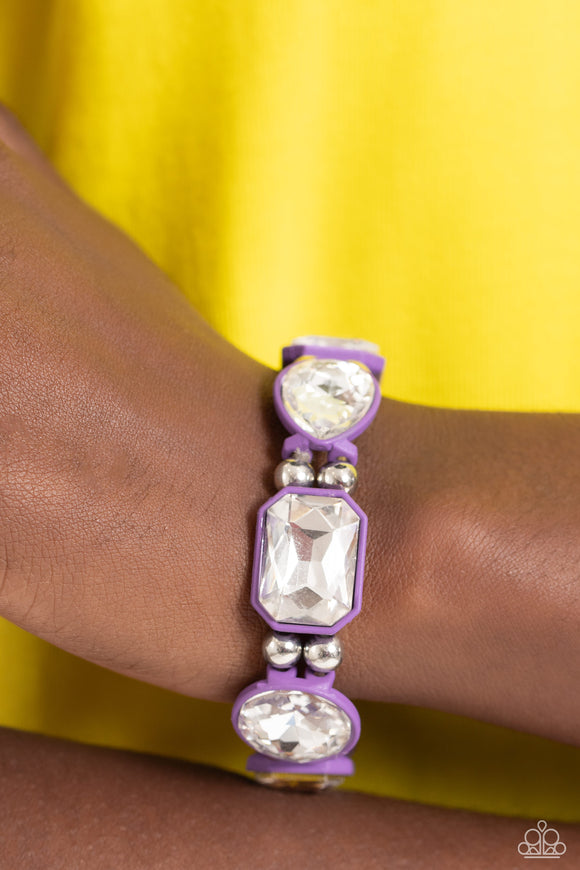 Paparazzi Transforming Taste - Purple Bracelet
