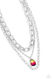 Paparazzi Teardrop Tiers - Multi Necklace