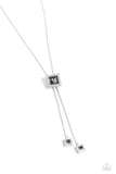 Paparazzi I Solemnly SQUARE - Silver Necklace