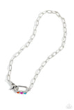 Paparazzi Dont Want to Miss a STRING - Silver Necklace