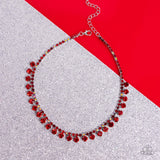 Paparazzi Ritzy Rhinestones - Red Necklace