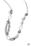 Paparazzi Easygoing Elegance - Silver Necklace
