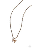 Paparazzi High-Flying Hangout - Brass Necklace