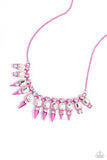 Paparazzi Punk Passion - Pink Necklace