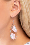 Paparazzi Airily Abloom - Pink Earring