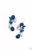 Paparazzi Fancy Flaunter - Blue Earring