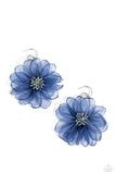 Paparazzi Cosmopolitan Chiffon - Blue Earring