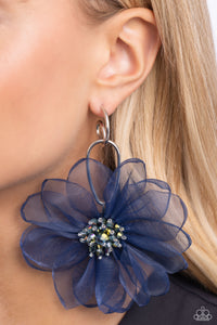 Paparazzi Cosmopolitan Chiffon - Blue Earring