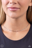 Paparazzi Serenity Strand - Silver Necklace