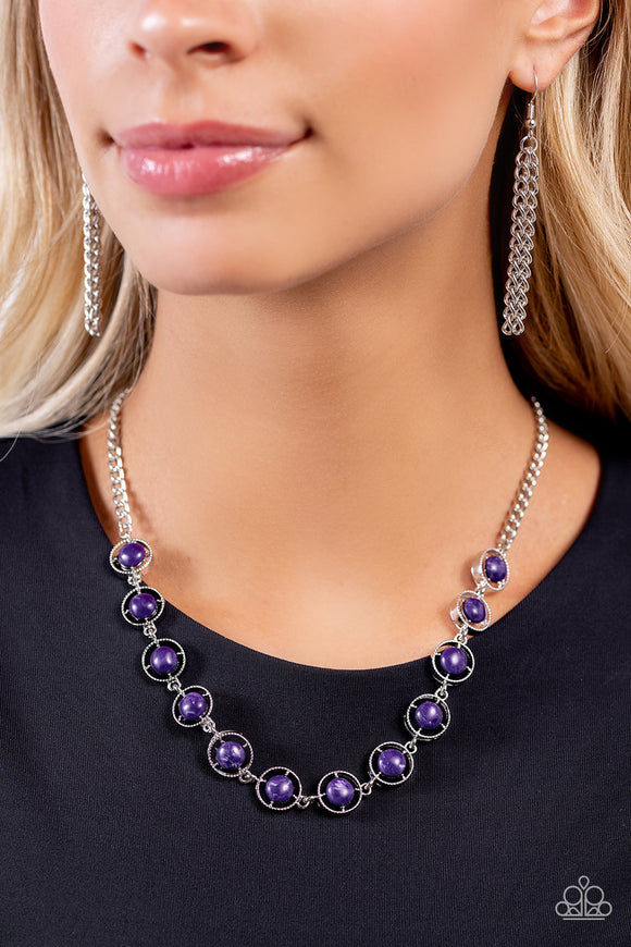 Paparazzi Going Global - Purple Necklace