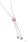 Paparazzi I Solemnly SQUARE - Copper Necklace