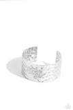 Paparazzi Speckled Sparkle - White Bracelet