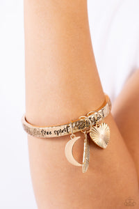 Paparazzi Free-Spirited Fantasy - Gold Bracelet