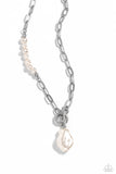 Paparazzi Courting Cosmopolitan - White Necklace