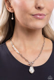 Paparazzi Courting Cosmopolitan - White Necklace