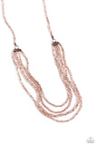 Paparazzi Candescent Cascade - Copper Necklace