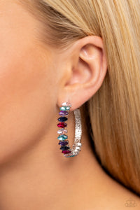 Paparazzi Rainbow Range - Dark Multi Earring