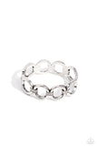 Paparazzi Chic Collection - White Bracelet