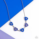 Paparazzi ECLECTIC Heart - Blue Necklace