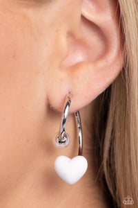 Paparazzi Romantic Representative - White Earring