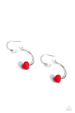 Paparazzi Romantic Representative - Red Earring