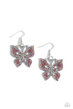 Paparazzi Bejeweled Breeze - Pink Earring
