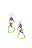 Paparazzi Cascading Crush - Multi Earring