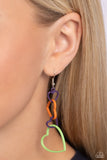 Paparazzi Cascading Crush - Multi Earring