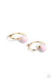 Paparazzi Romantic Representative - Pink Earring