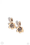 Paparazzi Colorful Clippings - Gold CLIP Earring