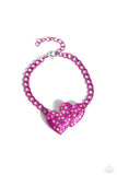 Paparazzi Lovestruck Lineup - Pink Bracelet