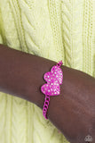 Paparazzi Lovestruck Lineup - Pink Bracelet