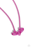 Paparazzi Low-Key Lovestruck - Pink Necklace