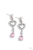 Paparazzi Lovers Lure - Pink Earring