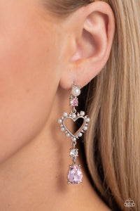 Paparazzi Lovers Lure - Pink Earring