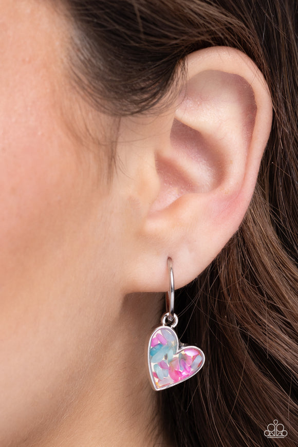 Paparazzi Shell Signal - Pink Earring