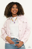 Paparazzi Speed SMILE - Purple Necklace