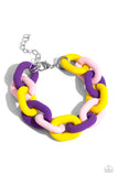 Paparazzi Go the Extra SMILE - Purple Bracelet