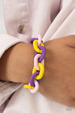 Paparazzi Go the Extra SMILE - Purple Bracelet