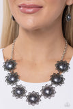 Paparazzi The GLITTER Takes It All - Silver Necklace