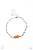 Paparazzi Cavern Class - Orange Necklace