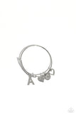 Paparazzi Making It INITIAL - Silver - A Bracelet