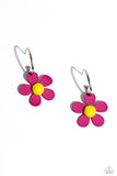 Paparazzi More FLOWER To You! - Pink Earring